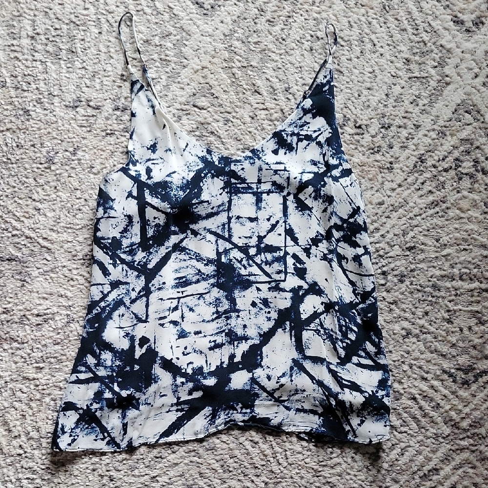 HEATHER Silk Double Layer Cami Size XS